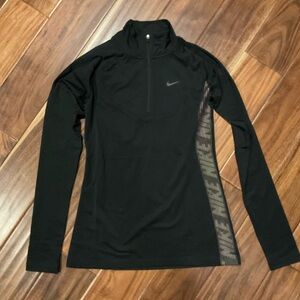 Nike Pro Dri-FIT Black Quarter Zip